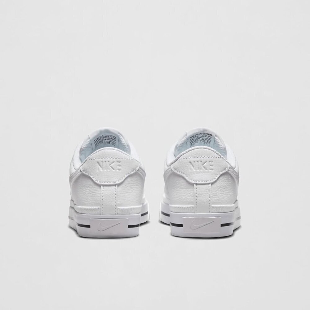 Women's Court Legacy Next Nature Shoes White Black Volt Size 7.5 Durable - Picture 6 of 7